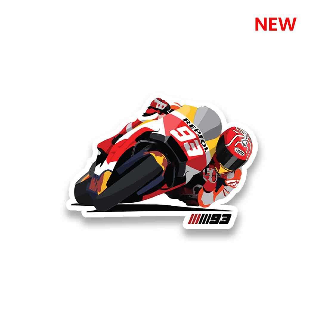 Motogp 93 Sticker | STICK IT UP