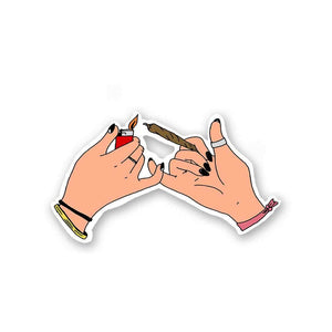 420 Friendly Sticker waterproof vinyl decal for laptop, bike, car & bottle
