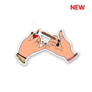 420 Friendly Sticker waterproof vinyl decal for laptop, bike, car & bottle