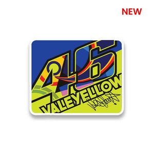 46 Valeyellow Sticker waterproof vinyl decal for laptop, bike, car & bottle
