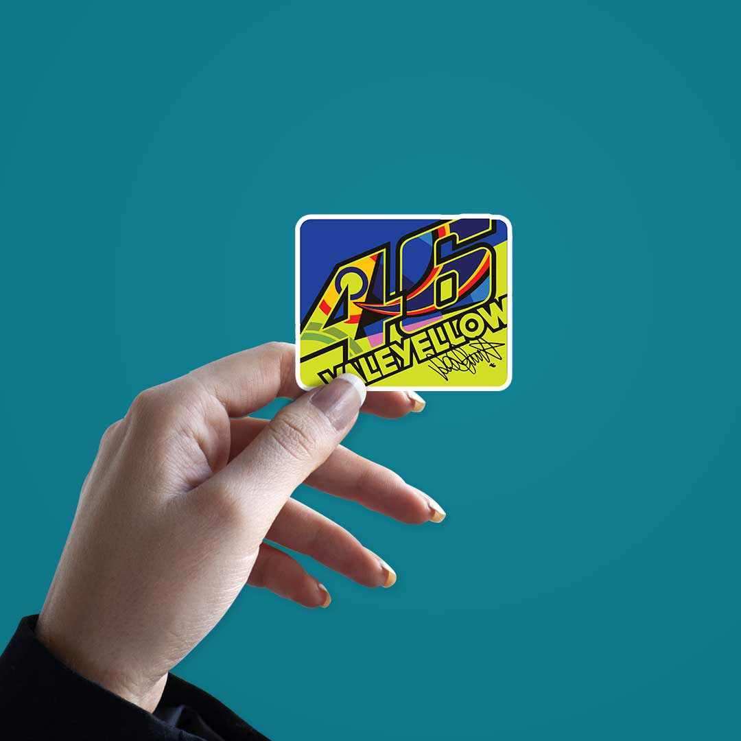 46 Valeyellow Sticker - STICK IT UP