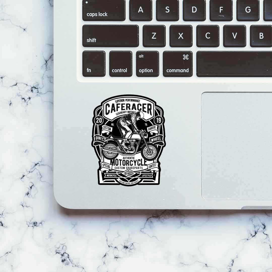 Cafe Racer Motorcycle Sticker | STICK IT UP