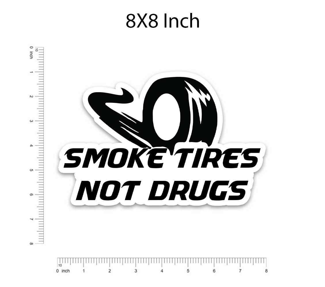 Smoke Tires Bumper Sticker | STICK IT UP