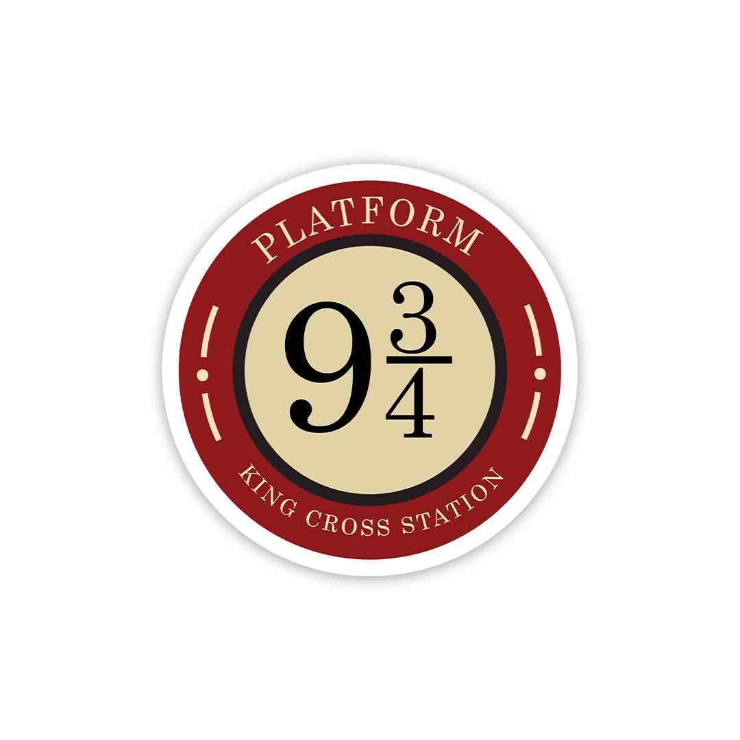 Platform Nine and Three-Quarters Sticker | STICK IT UP