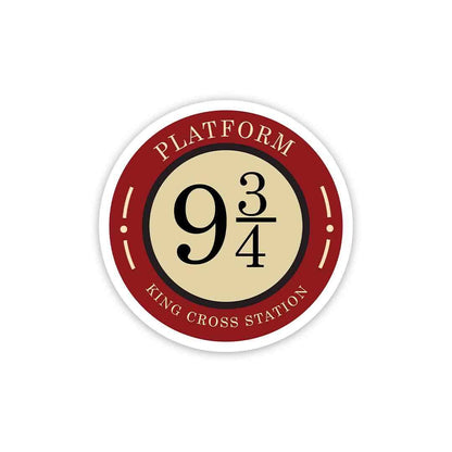 Platform Nine and Three-Quarters Sticker | STICK IT UP