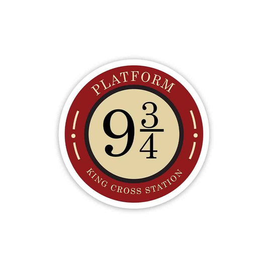 Platform Nine and Three-Quarters Sticker | STICK IT UP