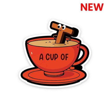 A cup of tea Sticker | STICK IT UP