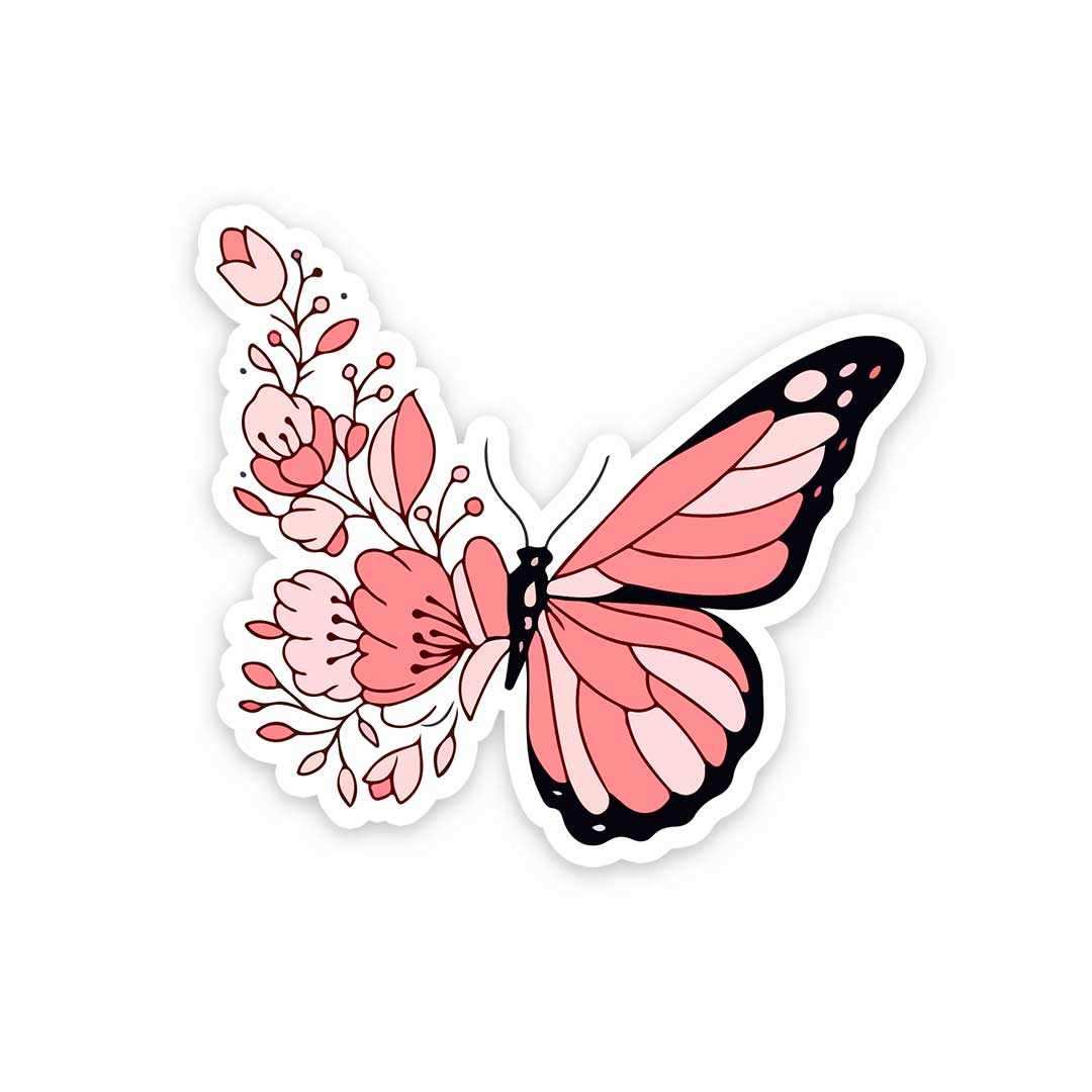 Aesthetic Butterfly Sticker | STICK IT UP