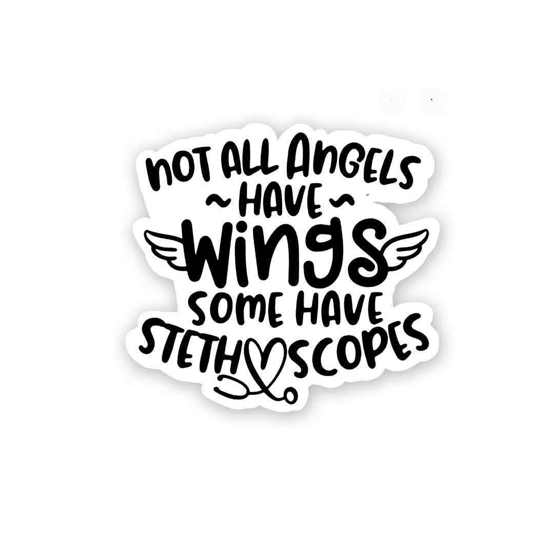 Not All Angels Have Wings Sticker | STICK IT UP