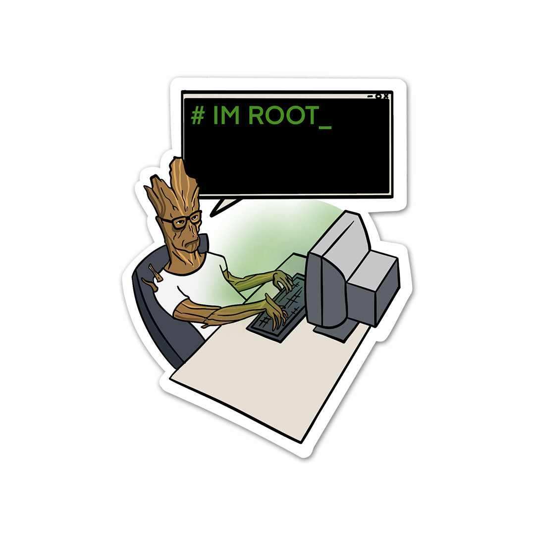 I AM gROOT Sticker | STICK IT UP