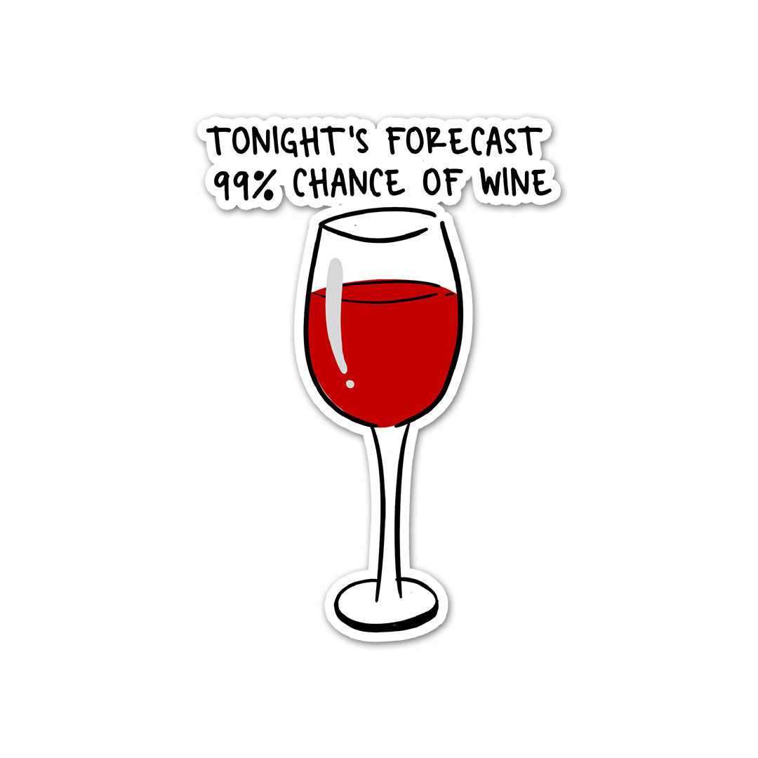 Tonights Forecast Sticker | STICK IT UP