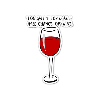 Tonights Forecast Sticker | STICK IT UP