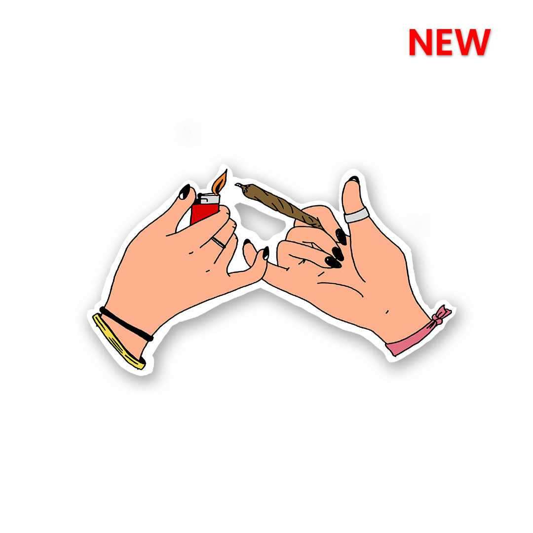 Weed Friendly Sticker | STICK IT UP