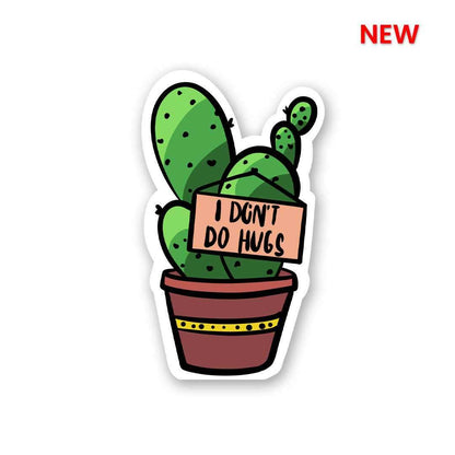 I don't do Hugs Sticker | STICK IT UP