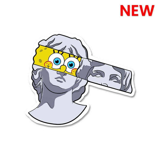 Spongebob Greek God Sticker | STICK IT UP