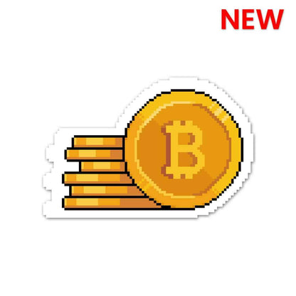 Bitcoin Pixel Sticker | STICK IT UP