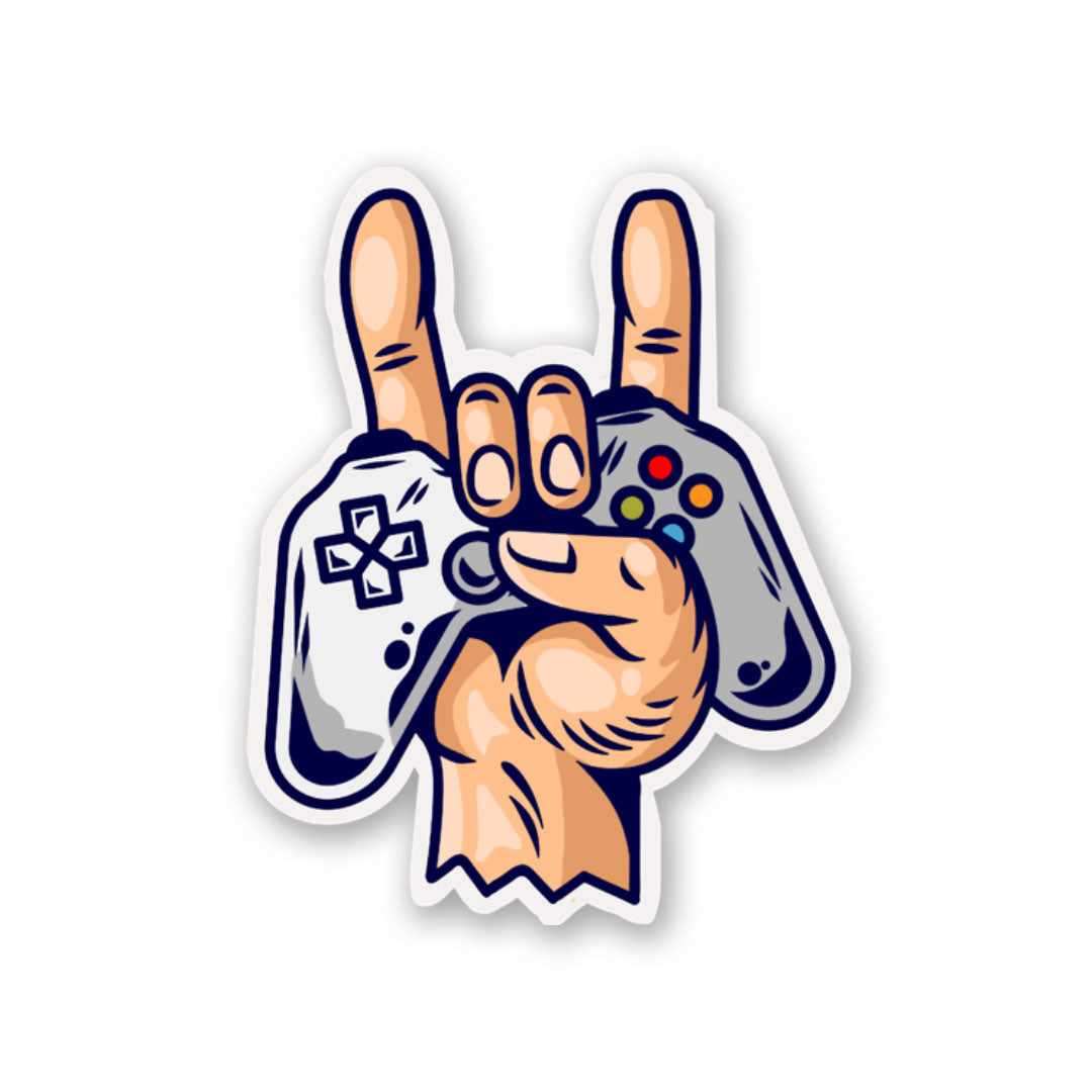 Rock On : Gamer Sticker | STICK IT UP