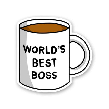 World's Best Boss Sticker | STICK IT UP