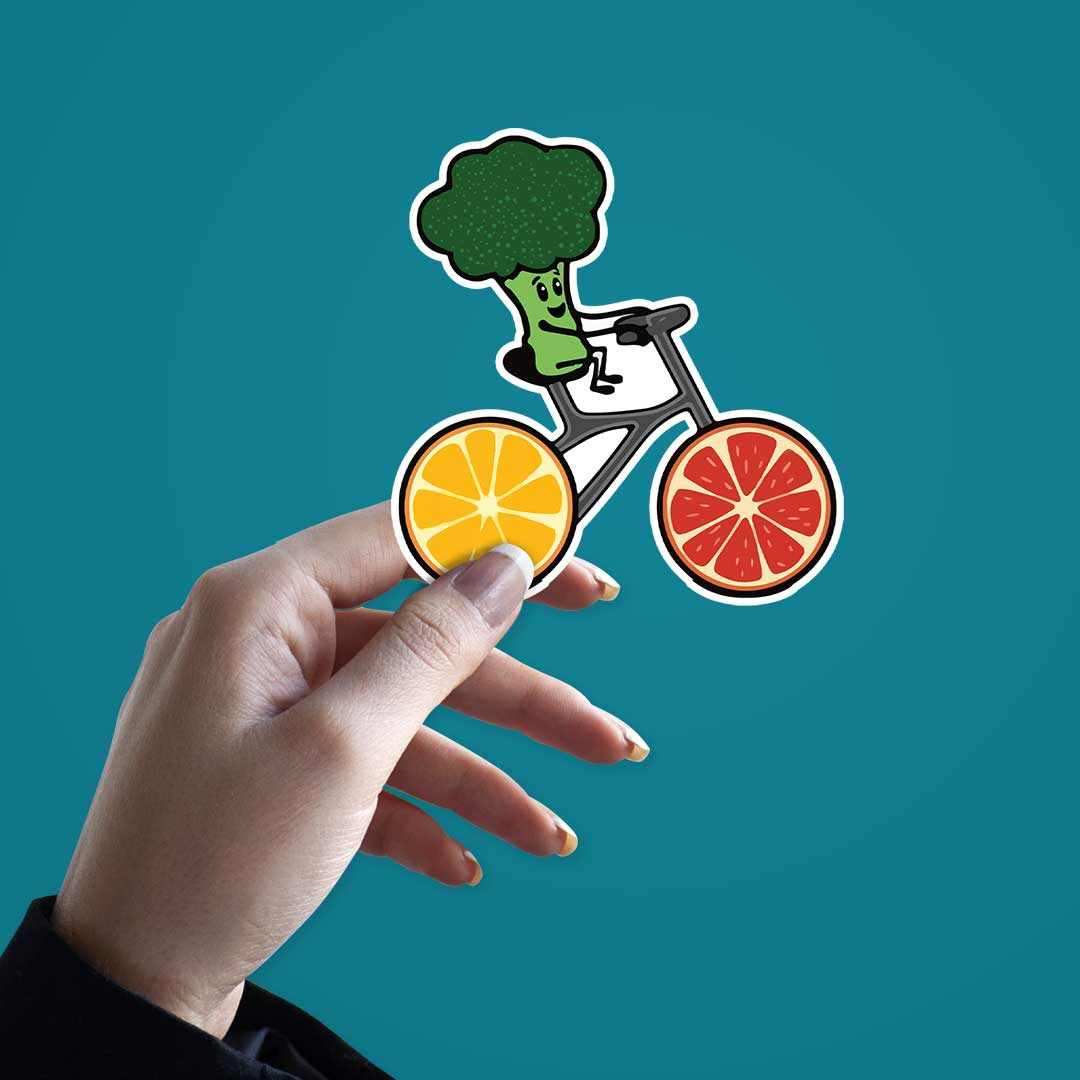 Brocolli On Diet Sticker | STICK IT UP