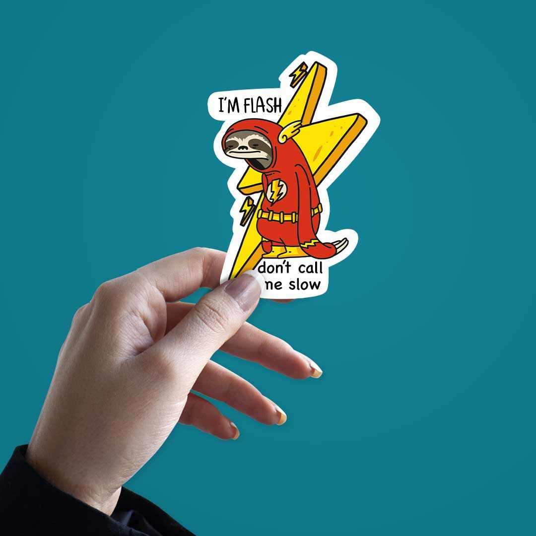 I am Flash -_- Sticker | STICK IT UP