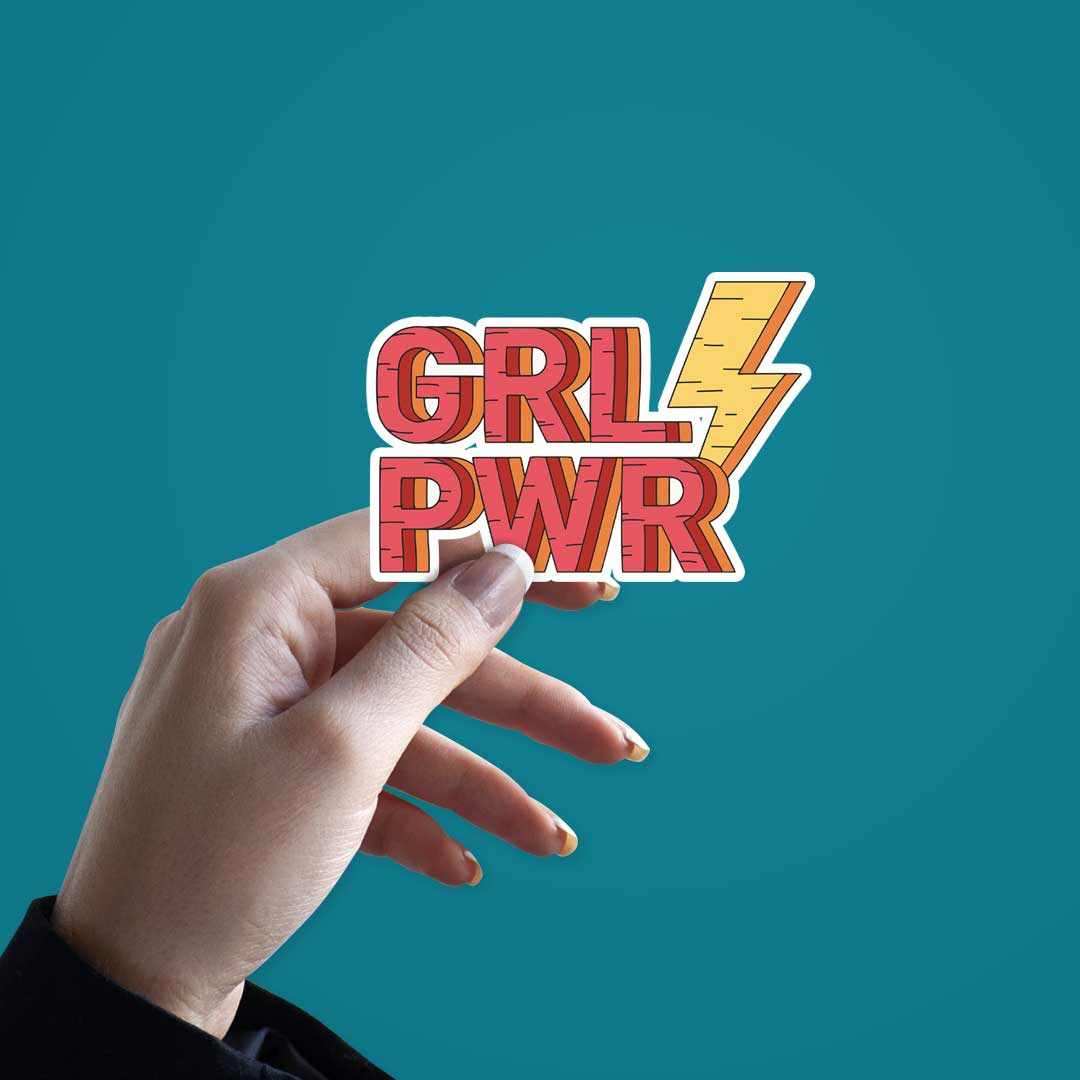 GRL PWR Sticker | STICK IT UP