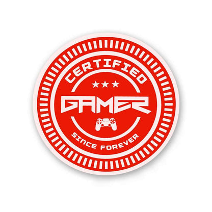 Certified Gamer Sticker | STICK IT UP