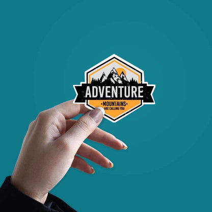 Adventure Mountains Are Calling Sticker | STICK IT UP