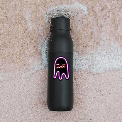 Neon Bored ghost Sticker | STICK IT UP