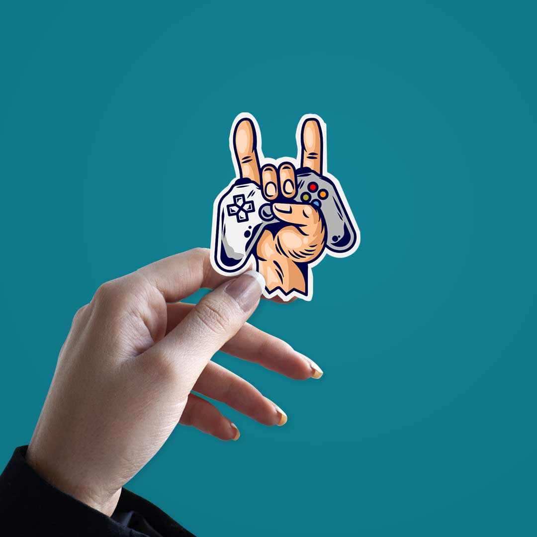 Rock On : Gamer Sticker | STICK IT UP