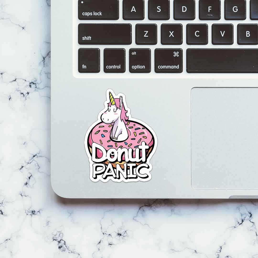 DONUT Panic Sticker | STICK IT UP