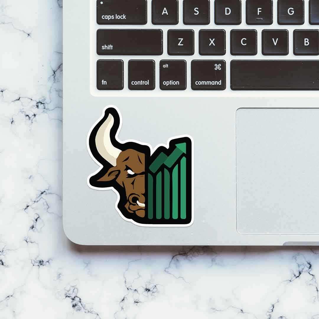 Trading bull Sticker | STICK IT UP