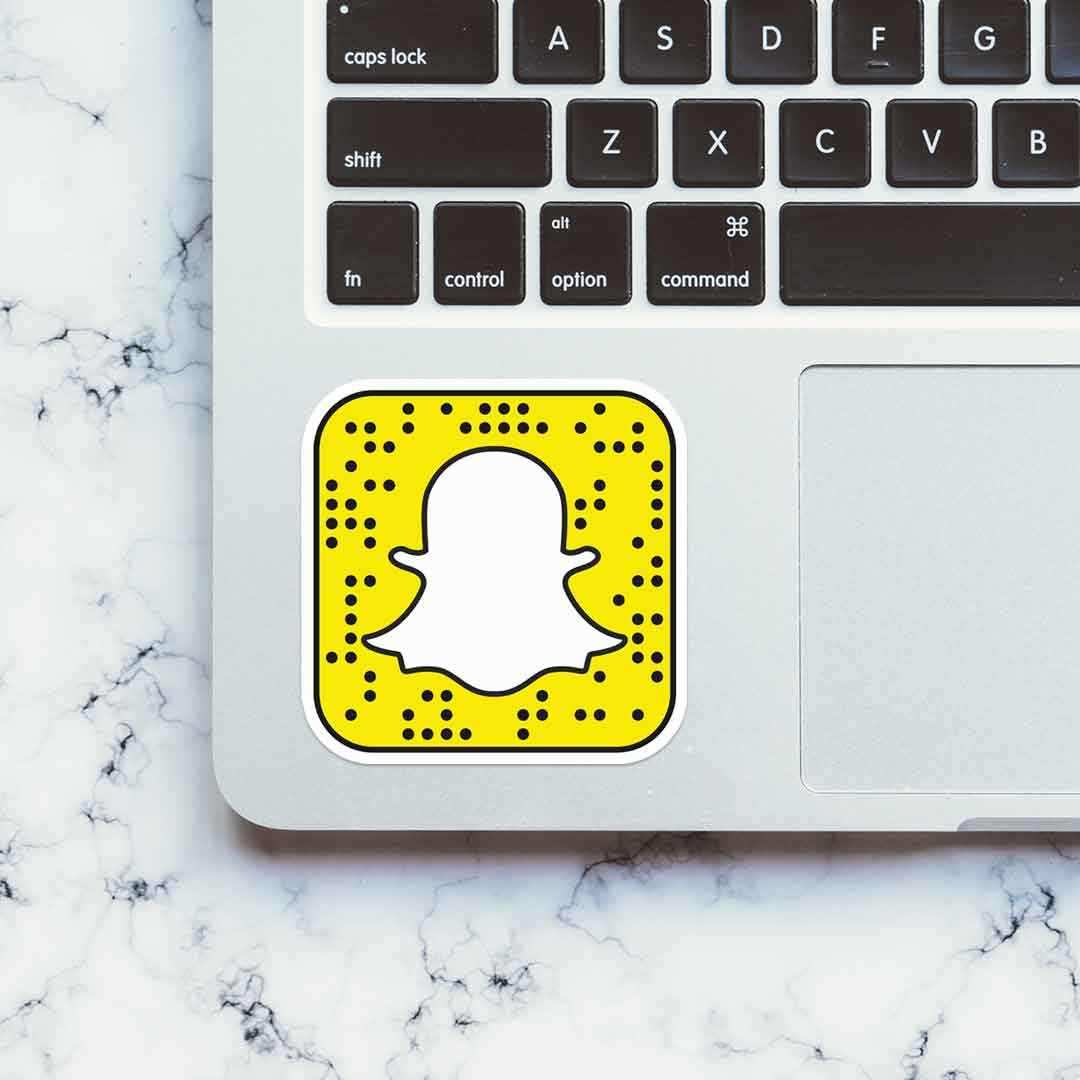 Snapchat Logo Sticker | STICK IT UP