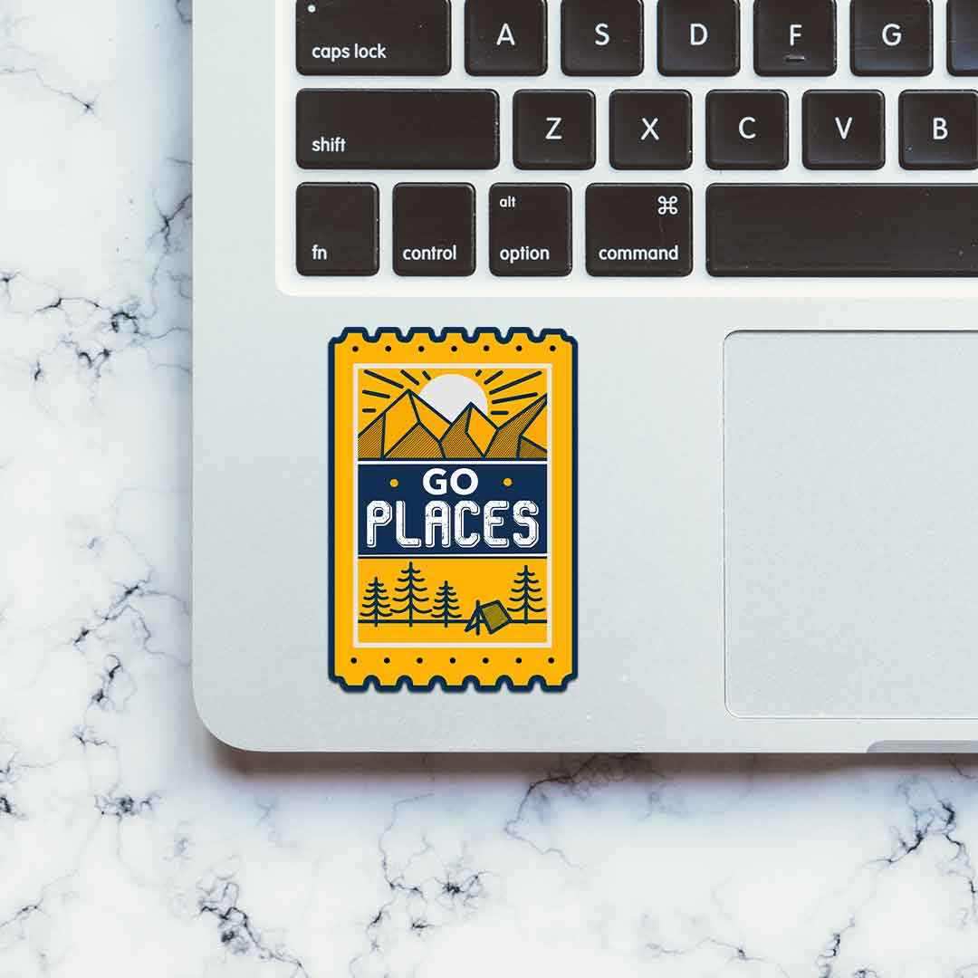 Go places Sticker | STICK IT UP