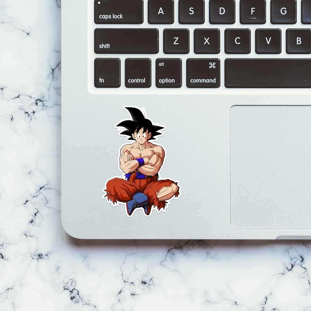 GOKU - No pain, No gain Sticker | STICK IT UP