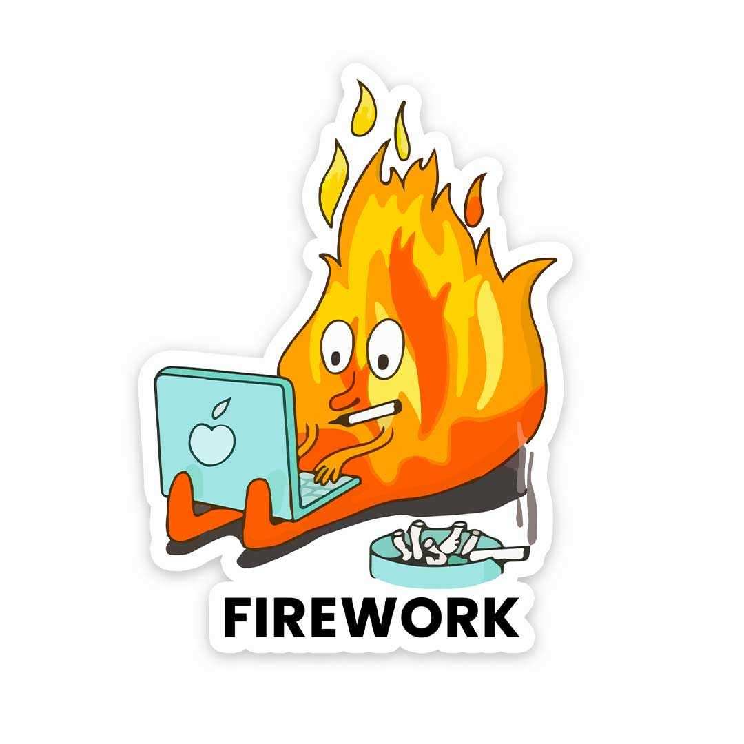 Firework Sticker | STICK IT UP