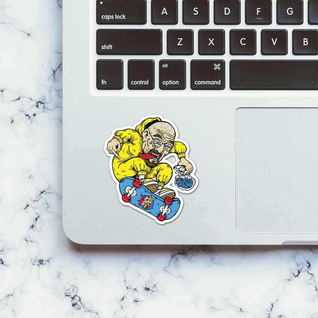 Heisenberg skateboard Sticker | STICK IT UP