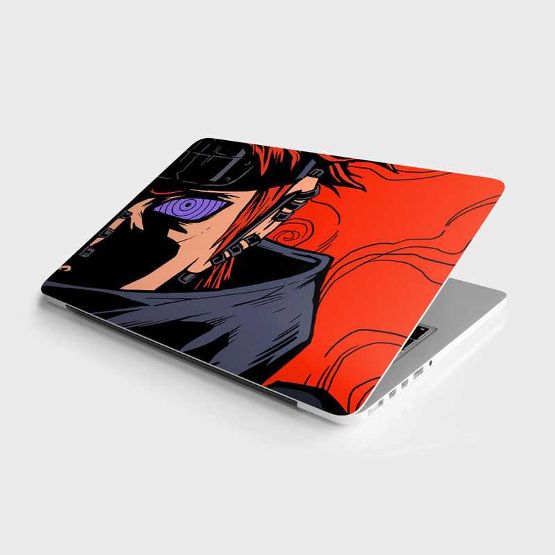 Blue Spiral Eyes Laptop Skin | STICK IT UP