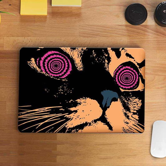 Spiral Cat Eyes Laptop Skin | STICK IT UP