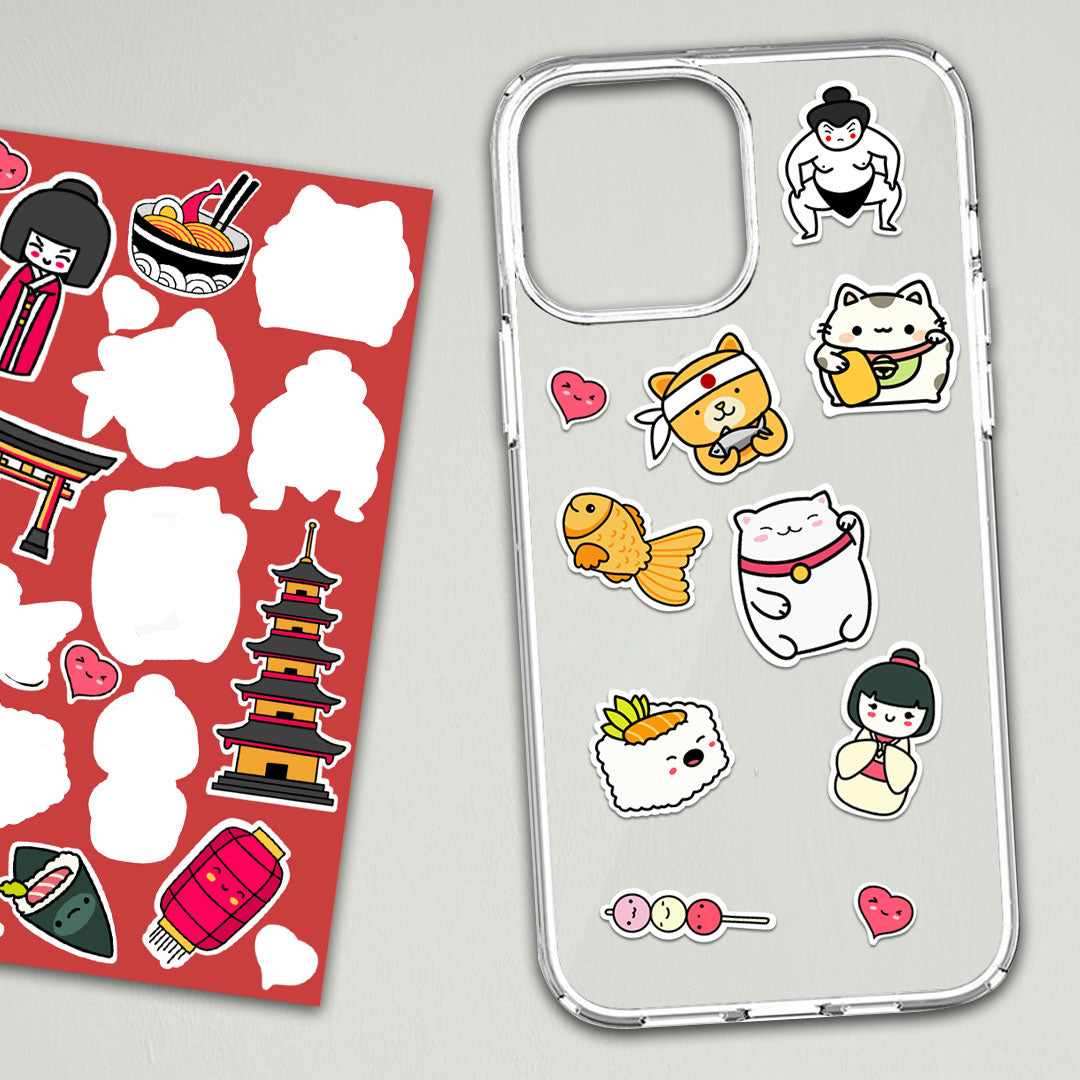 Japanese Culture Mini Stickers Sheet | STICK IT UP