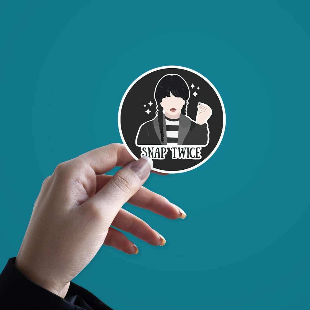 Snap Twice Sticker | STICK IT UP