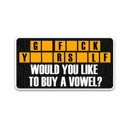 G_ F__k Y__R S_LF Bumper Sticker | STICK IT UP