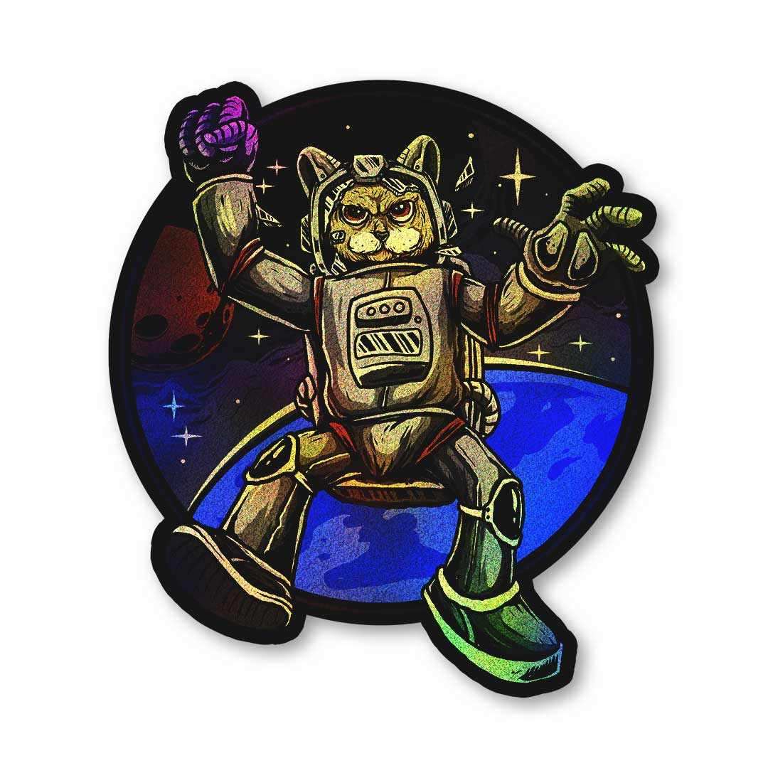 Astrocat Diamond Dust Sticker | STICK IT UP