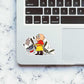Aang Airbender Sticker waterproof vinyl decal for laptop, bike, car & bottle