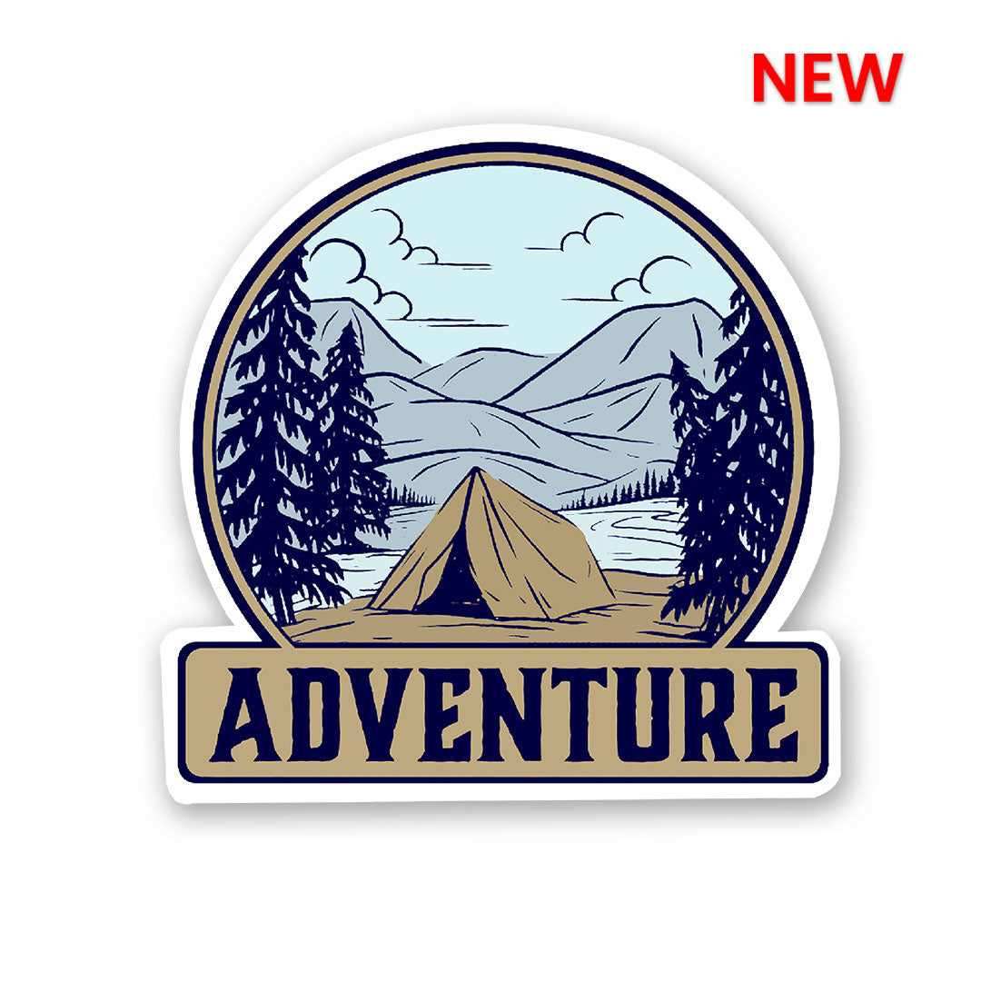 Adventure - Camping Sticker - STICK IT UP
