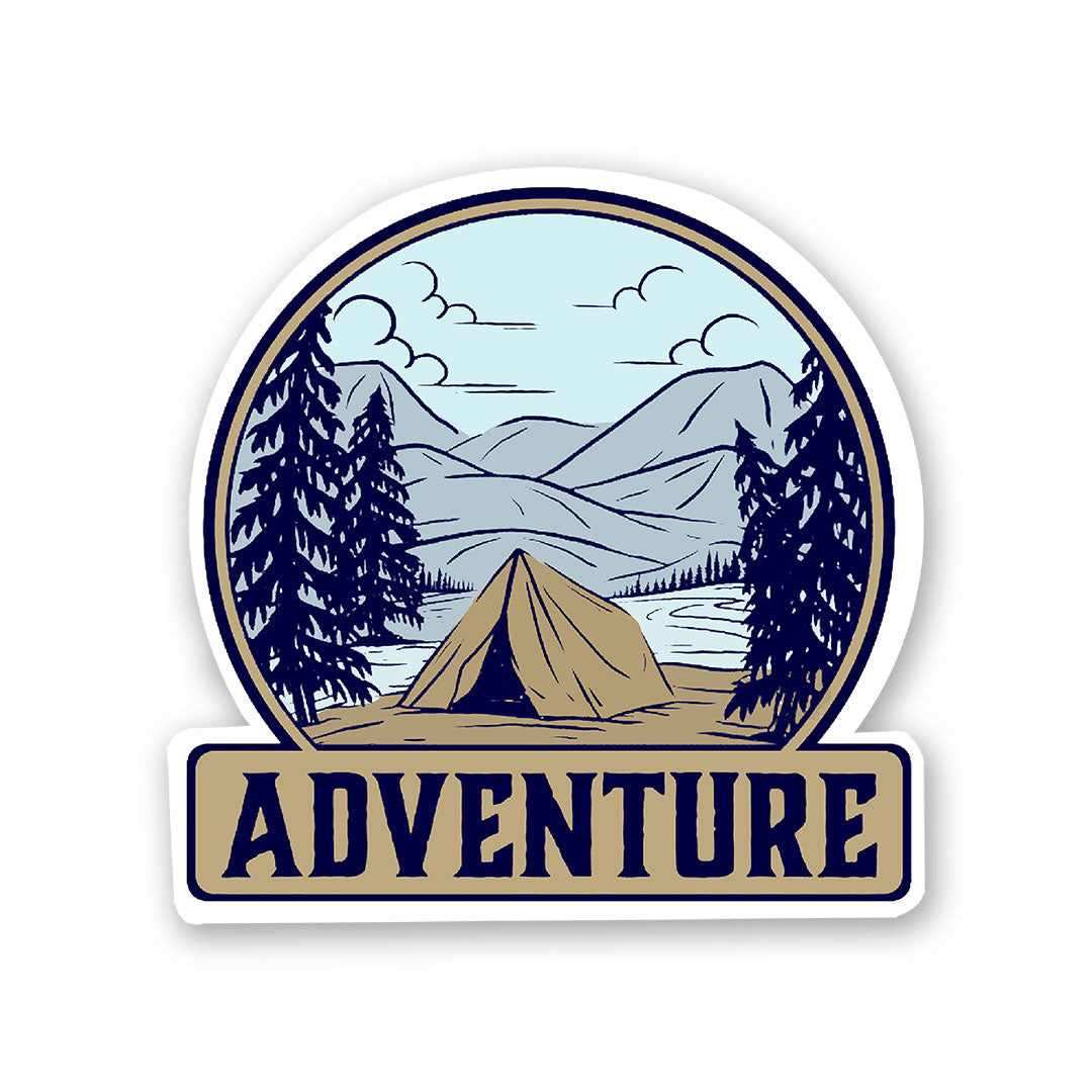 Adventure - Camping Sticker - STICK IT UP