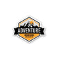 Adventure Mountains Are Calling Sticker waterproof vinyl decal for laptop, bike, car & bottle