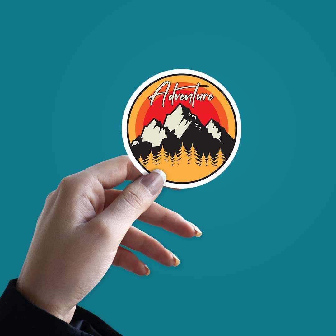 Adventure - Mountains Sticker - STICK IT UP