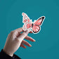 Aesthetic Butterfly Sticker waterproof vinyl decal for laptop, bike, car & bottle