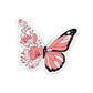 Aesthetic Butterfly Sticker waterproof vinyl decal for laptop, bike, car & bottle