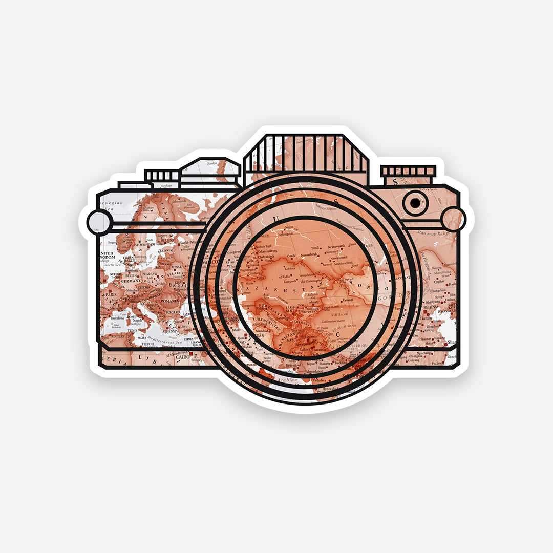 aesthetic camera sticker - Stickers | STICK IT UP